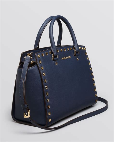 selma bag michael kors black|michael kors selma studded.